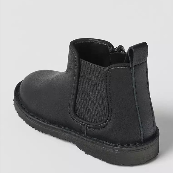 NWT Zara Kids Leather Boots - Picture 4 of 11